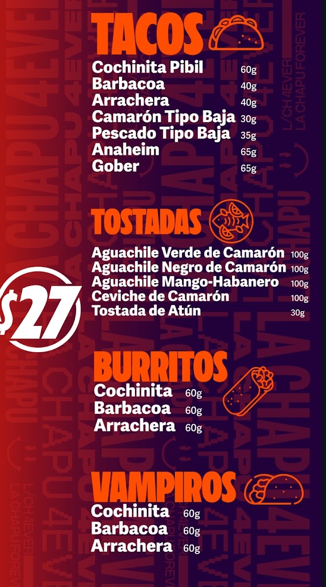 Cervecería Chapultepec -Cholula Menu - Image 1